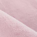 Wasbaar Vloerkleed | Pouffy | Uni | Rosé | 200x290 cm, Verzenden, Nieuw