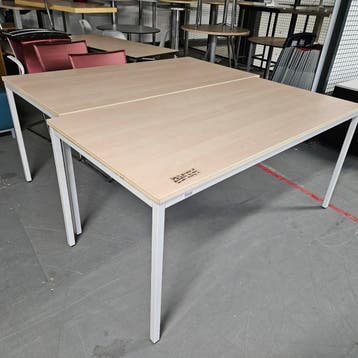 Kantoortafel - 160x80 cm (alleen per set), Ophalen of Verzenden, Nieuw