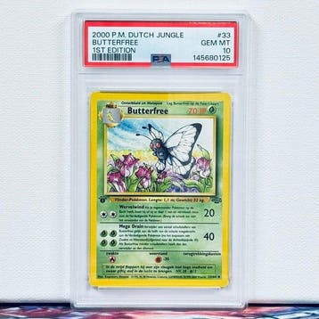 Pokémon Graded card - BUTTERFREE #33 1ST EDITION - Pokémon -, Nieuw