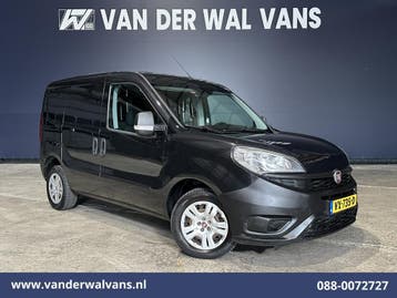 Fiat Doblò | Cargo 1.3 MJ 75pk L1H1 Airco | Zijdeur, Euro 5, Gebruikt, Zwart, Dealer onderhouden