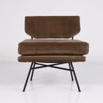 Arflex - Studio BBPR - Fauteuil - Elettra - Fluweel, Staal, Antiek en Kunst