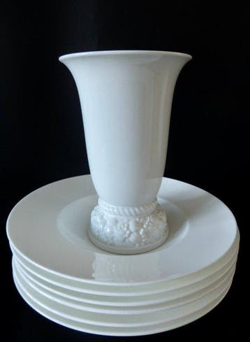 Rosenthal - Bord (6) - Jade - Porselein - 6 diepe borden &