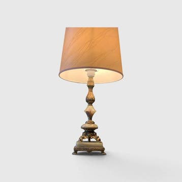 Tafellamp - Onyx, Messing - Neoklassiek/LouisXV stijl, Antiek en Kunst