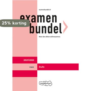 Examenbundel vwo Duits 2019/2020 - M. van Rossum, Verzenden, Gelezen, M. van Rossum