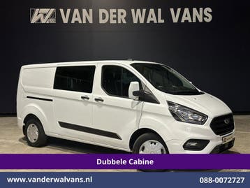 Ford Transit Custom | 2.0 TDCI 131pk Automaat L2H1 Dubbele, Gebruikt, Euro 6, Wit, Dealer onderhouden