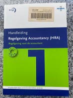 Handleiding regelgeving accountancy (HRA), Verzenden, Gelezen, Accountancy en Administratie