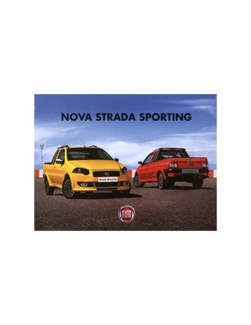 2010 FIAT NOVO STRADA SPORTING LEAFLET BRAZILIAANS, Nieuw, Author