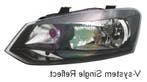 Koplamp links - Vw Polo (6R) - H4 - OEM: 6R1941015C, Auto-onderdelen, Verlichting, Verzenden, Nieuw