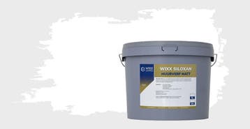 Wixx Siloxan Buitenlatex Matt Wit 10L, Wit, Nieuw, Verf, Verzenden