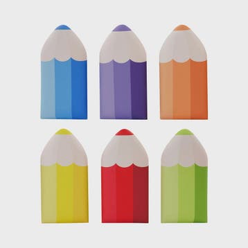 6x Zachte Muurstickers Anti-Botsing - Potloodvorm - Kindvrie, Verzenden, Nieuw