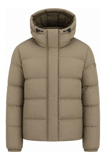 Napapijri Jas in maat M Beige, Napapijri, Verzenden, Zo goed als nieuw, Beige
