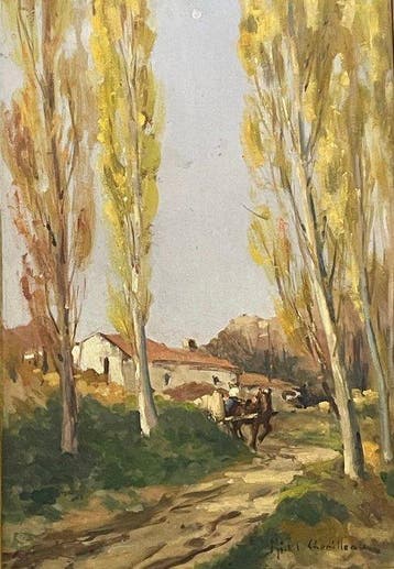 Michel Chenilleau (1905-2002) - Paysage, Antiek en Kunst