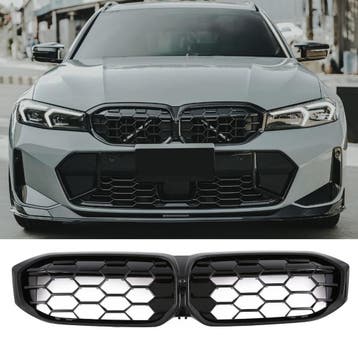 Grille glans zwart geschikt voor BMW 3 Serie G20 G21 LCI |