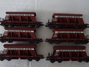Liliput H0 - L224604 - Modeltrein goederenwagon (6) - 6 x, Hobby en Vrije tijd, Nieuw