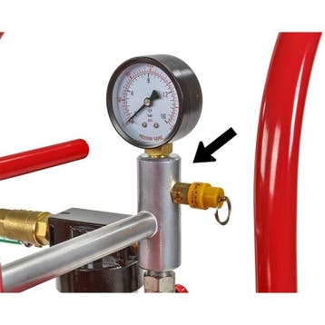 Adapter manometer + veiligheidsventiel mobiele stralers, Ophalen of Verzenden, Nieuw