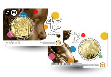 België 2,5 euro 400 jaar Manneke Pis 2019 coincard, Verzenden