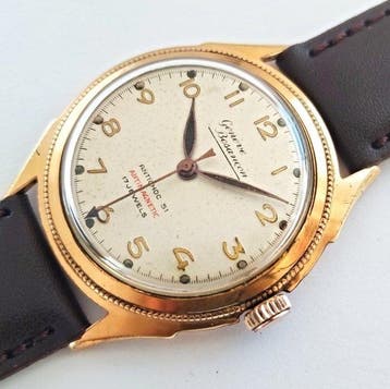 Besancon Geneve - Swiss/France gold plated mens - Zonder, Nieuw