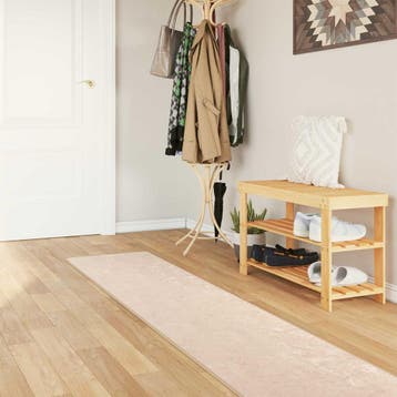 vidaXL Vloerkleedloper MARSA Crèmekleurig 50 x 350 cm, Verzenden, Nieuw, Crème