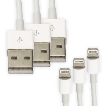 iPhone oplaadkabel | USB A  Lightning | Apple origineel | 3, Telecommunicatie, Mobiele telefoons | Toebehoren en Onderdelen, Verzenden