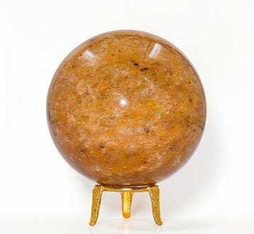 Uitzonderlijke Gouden Helende Kwarts Kristallen Bol 110 mm –