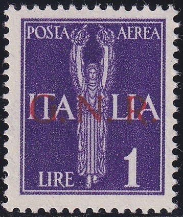 Republikeinse Nationale Garde 1944 - Posta Aerea Pegaso 1 l., Gestempeld