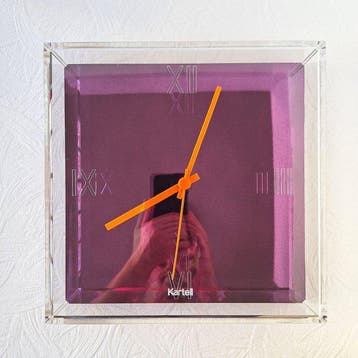 wandklok - Kartell Italiaans design Plastic, Acryl -