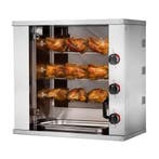 GGM Gastro | Elektrische kippengrill roterend - 6,6kW - 3 |, Verzenden, Nieuw in verpakking, Fornuis, Frituur en Grillen