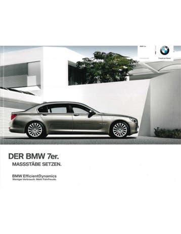 2011 BMW 7 SERIE BROCHURE DUITS, Nieuw, BMW, Author