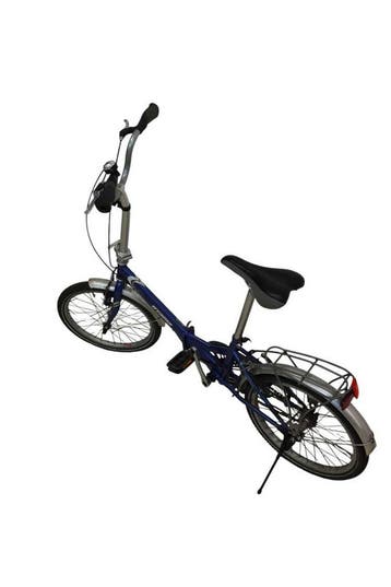 Oyama vouwfiets – blauwe opvouwbare fiets met 20 inch wielen, Ophalen of Verzenden, Nieuw