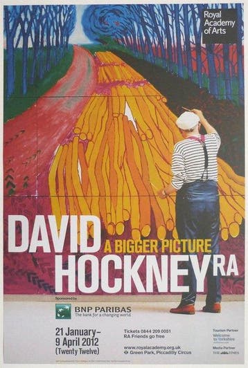 David Hockney (1937-2026) - Winter Timber in Bridlington