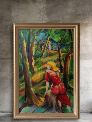 ULRICH GEY (1956) -  waiting for soooo Long  #1, Antiek en Kunst