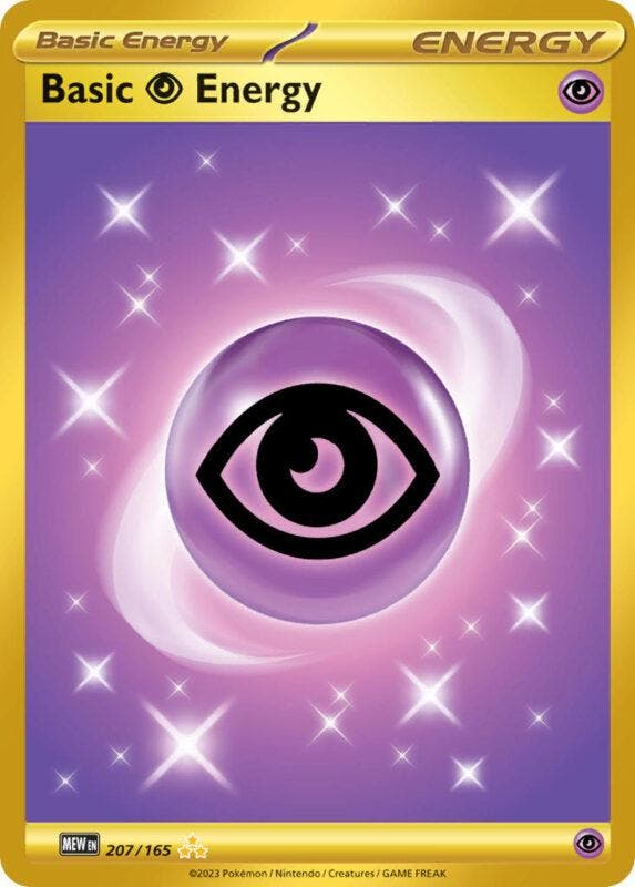 Basic Psychic Energy (MEW 207), Hobby en Vrije tijd, Verzamelkaartspellen | Pokémon, Nieuw, Ophalen of Verzenden