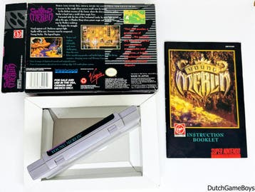 Super Nintendo / Snes - Young Merlin - USA, Spelcomputers en Games, Verzenden, Gebruikt