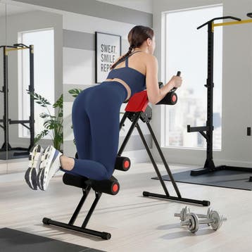 Buiktrainer - zwart / rood, Sport en Fitness, Verzenden, Nieuw