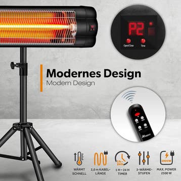 Terrasverwarmer - Infrarood Verwarming - Elektrisch - Heater, Verzenden, Zo goed als nieuw