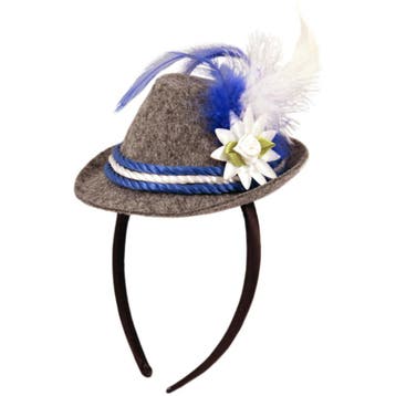 Tiara met Oktoberfeest hoedje - Tirolerhoeden, Ophalen of Verzenden, Nieuw