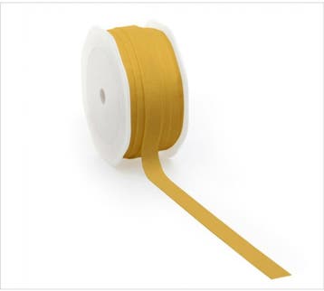 2m Linnen oker geel 12mm (Luxe Lint, Sierlint en Decoratie), Ophalen of Verzenden, Nieuw