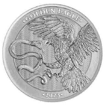 Malta. 5 Euro 2023 1oz Malta 5 € Golden Eagle .9999 Silver