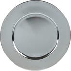 Onderbord Groot Rond Zilver 40 cm, Ophalen of Verzenden, Nieuw