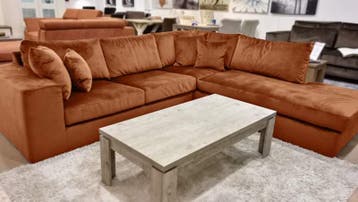 Hoekbank Loenen - hoekbanken - Cognac, Huis en Inrichting, Banken | Bankstellen, Nieuw, Stof