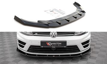 Voorspoiler VW Golf 7 R Maxton Glans Zwart V.4, Ophalen of Verzenden, Nieuw