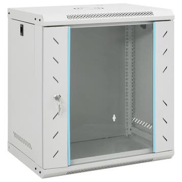 vidaXL Netwerkkast wandgemonteerd 12U 19 IP20 53x40x60 cm, Verzenden, Nieuw