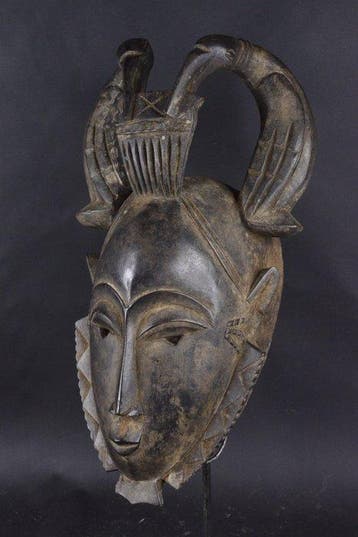 Ceremoniemasker van de Dje - Yaure - Ivoorkust