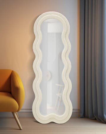 WANDSPIEGEL TEDDY CRÈME CM 60X4X160, Ophalen of Verzenden, Nieuw