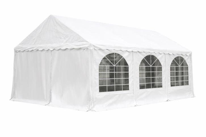 Premium Partytent PVC 6x6x2 mtr in Wit (6x6 meter), Tuin en Terras, Partytenten, Partytent, Nieuw, 2 meter of meer, Verzenden