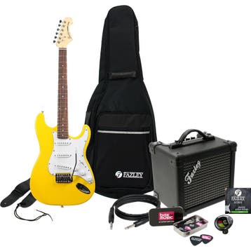 Fazley FST118YL gele elektrische gitaar starterset met, Muziek en Instrumenten, Verzenden, Nieuw