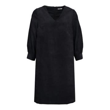 Senso • zwarte ribfluwelen jurk Drigi • 36, Verzenden, Nieuw, Maat 36 (S), Senso