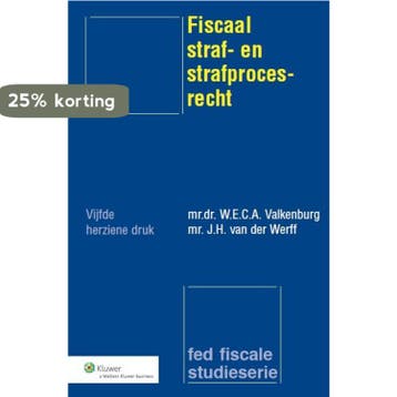 Fiscaal straf- en strafprocesrecht / Fed fiscale studieserie, Verzenden, Gelezen, J.H. van der Werff
