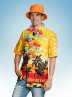 Hawaii Shirt Paradise Geel | Toppers Summer - L/XL, Verzenden, Nieuw