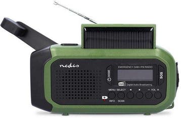 Nedis Noodradio - Draagbaar Model - DAB+ / FM - Batterij Gev, Verzenden, Zo goed als nieuw